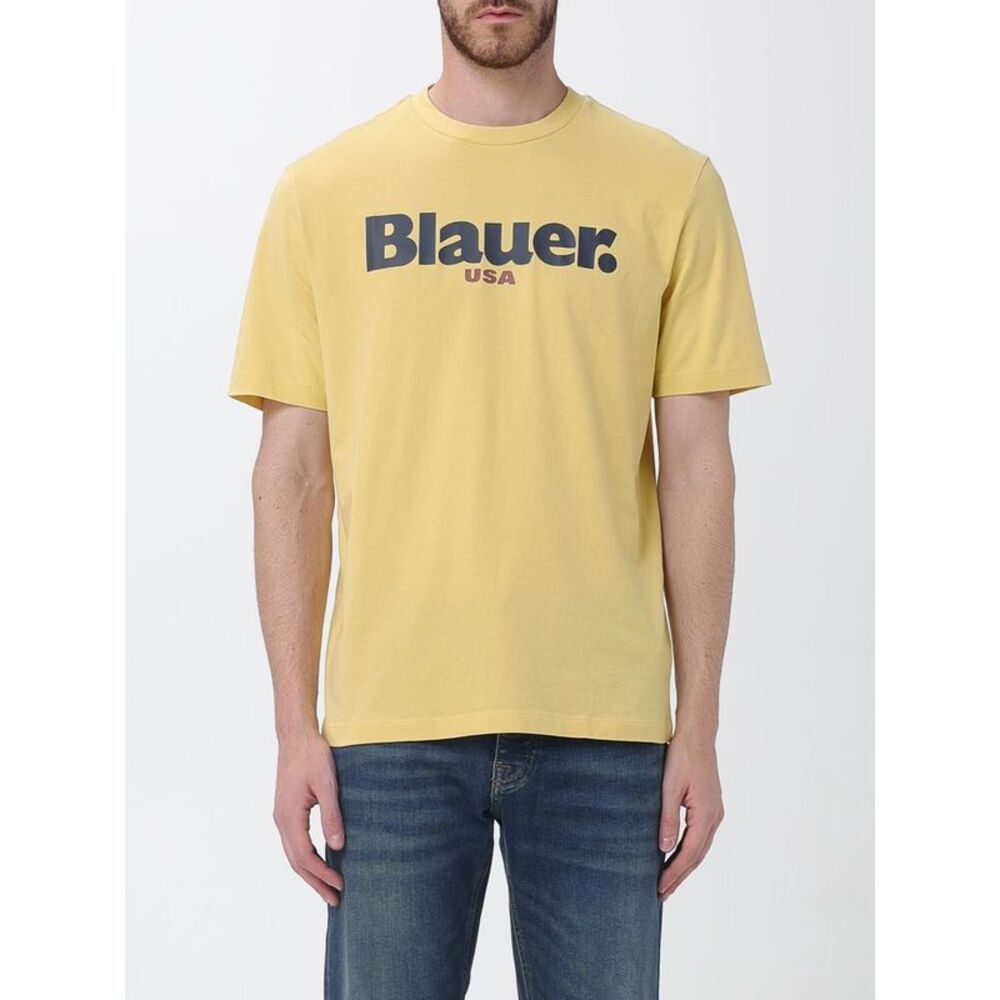 Blauer T-Shirt Men Yellow